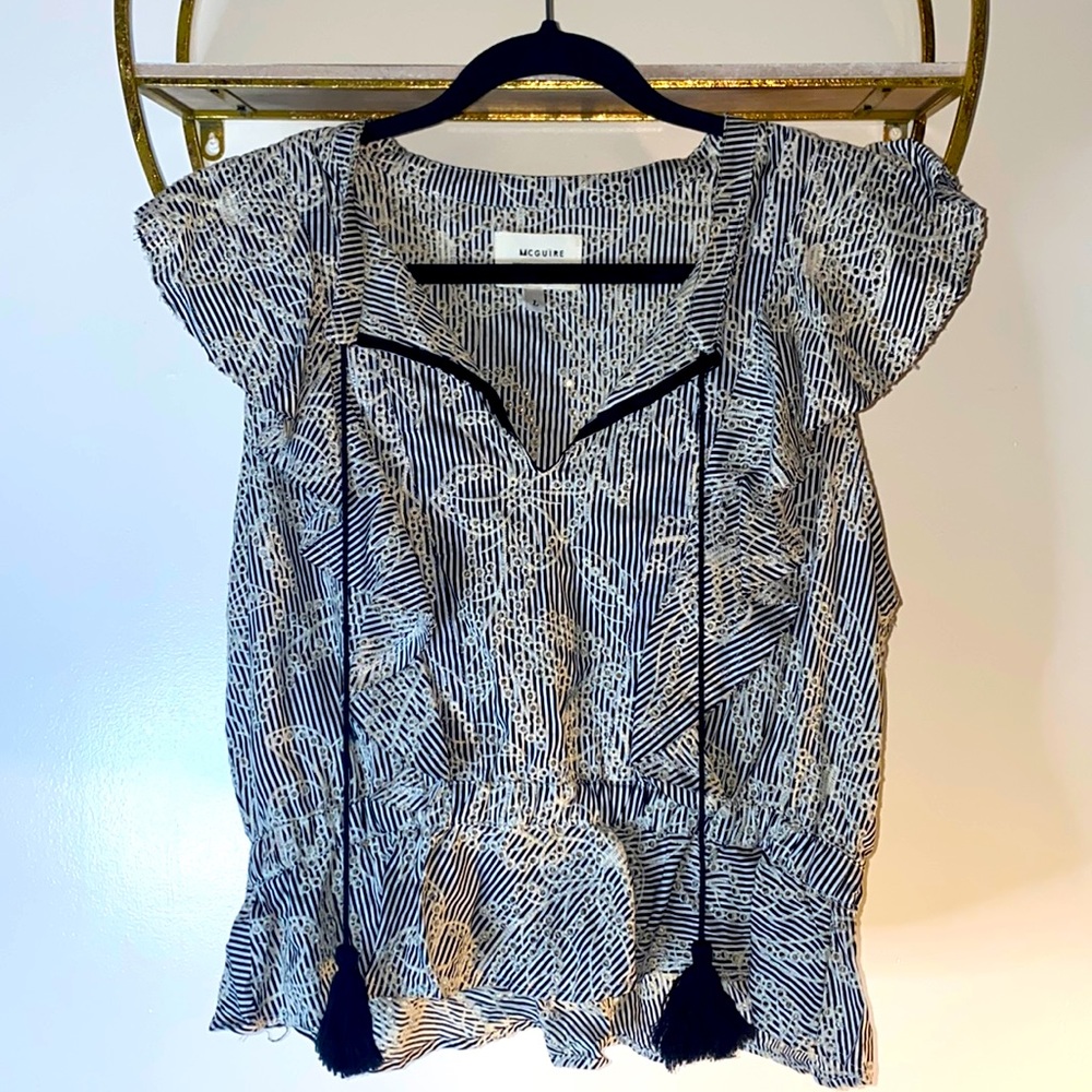 McGuire 100% cotton made in the USA top sz lg